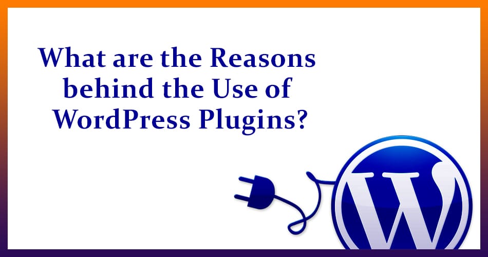 What are the Reasons behind the Use of WordPress Plugins?